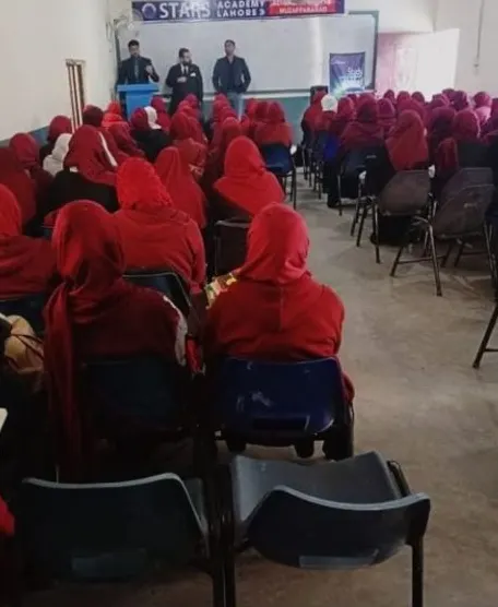 Study abroad session for Grade 12 students in Muzaffarabad